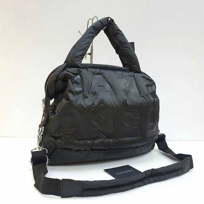 Сумка "Ch*nel Нейлон+Плащевка 40см/30см