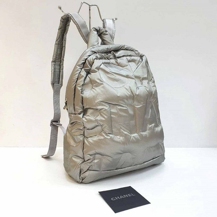 Рюкзак Ch*nel Нейлон+Плащевка 37см/30см