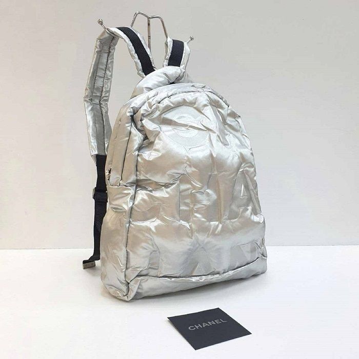 Рюкзак Ch*nel Нейлон+Плащевка 37см/30см