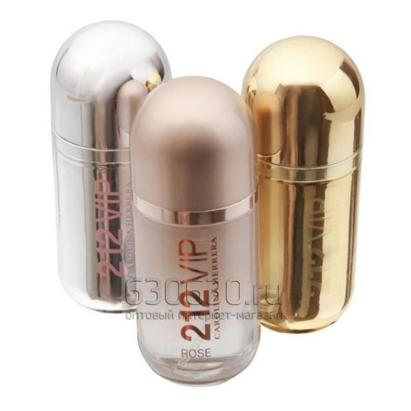 Женский Подарочный Набор Carolina Herrera "212 VIP" 3 x 30 ml