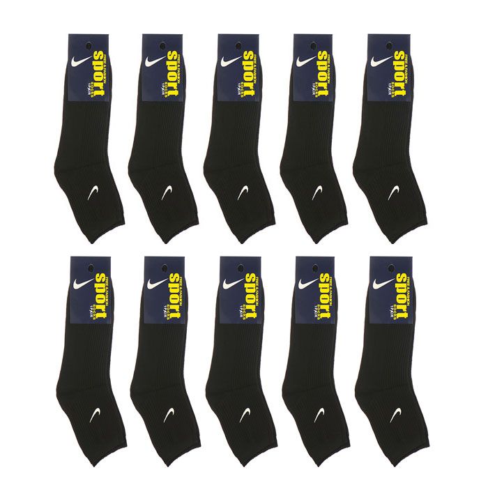 Носки Nike "Sport" 10 пар (размер 36-41) черные