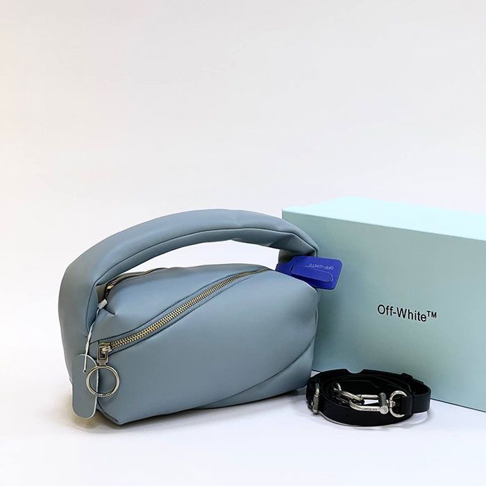 Сумка "Of* White" Натуральная кожа ЛЮКС (25/13 см)