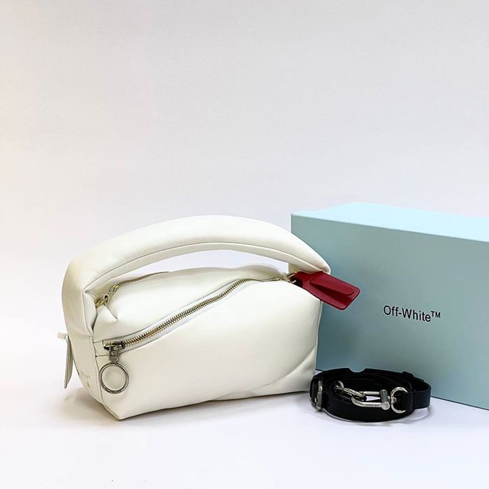 Сумка "Of* White" Натуральная кожа ЛЮКС (25/13 см)