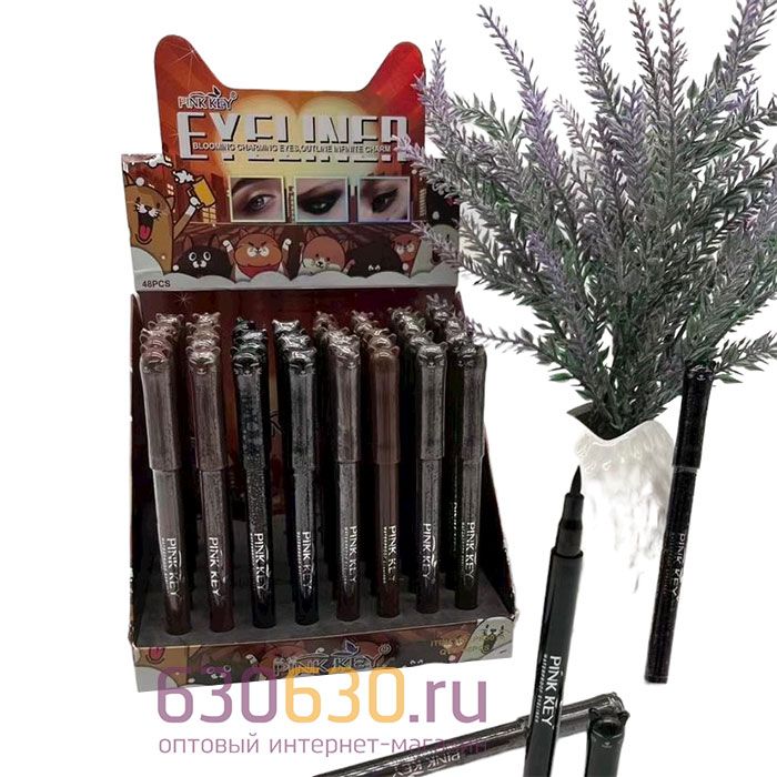 Подводка-лайнер для глаз Pink Key "Eyeliner" 1шт. (в ассортименте)