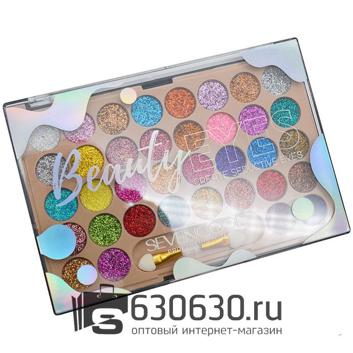 Палетка теней SEVENCOOL "Beauty Eyes Create Seductive Eyes" (36 оттенков)