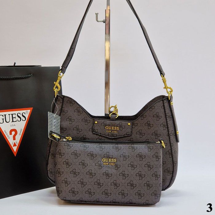 Сумка "G*ess" 2 в 1 Эко кожа (31/23см)