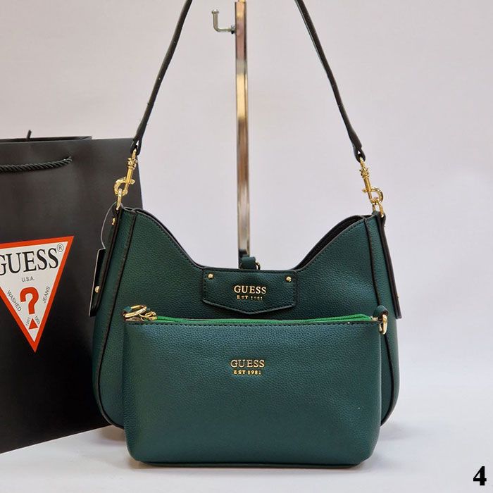 Сумка "G*ess" 2 в 1 Эко кожа (31/23см)