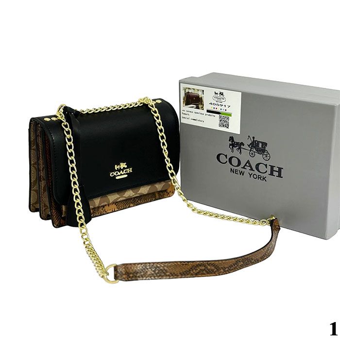 Сумка "Coa*h" Эко-кожа (22/16см)