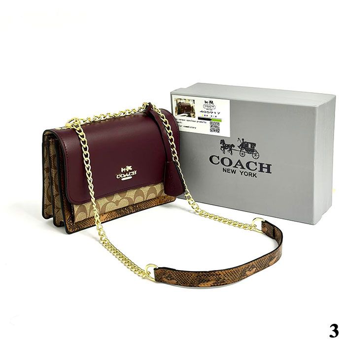 Сумка "Coa*h" Эко-кожа (22/16см)