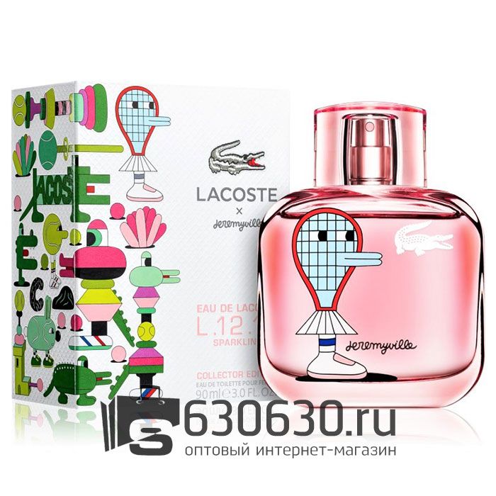 Lacoste "Eau De Lacoste L.12.12 Sparkling Collector Edition Pour Femme x Jeremyville" 90 ml