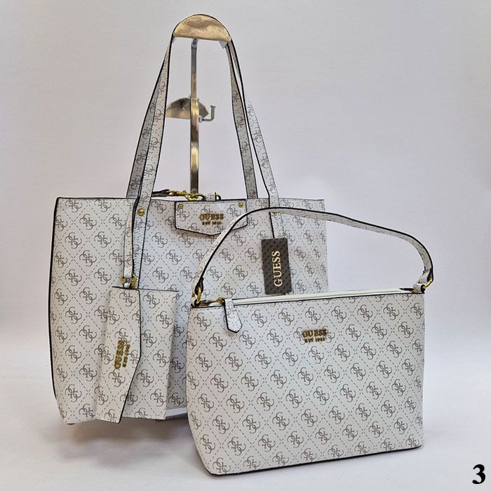 Сумка "G*ess" 3 в 1 Эко кожа (37/27см)