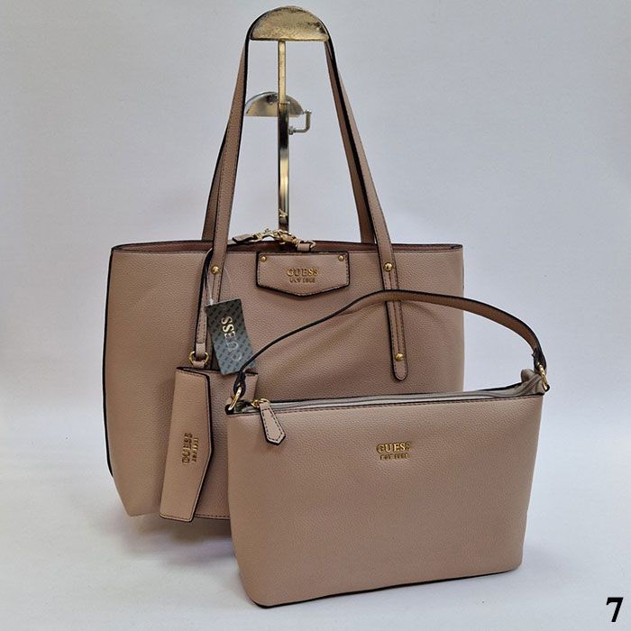 Сумка "G*ess" 3 в 1 Эко кожа (37/27см)