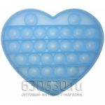 Игрушка-антистресс Pop it Сердце "Светящаяся в темноте"