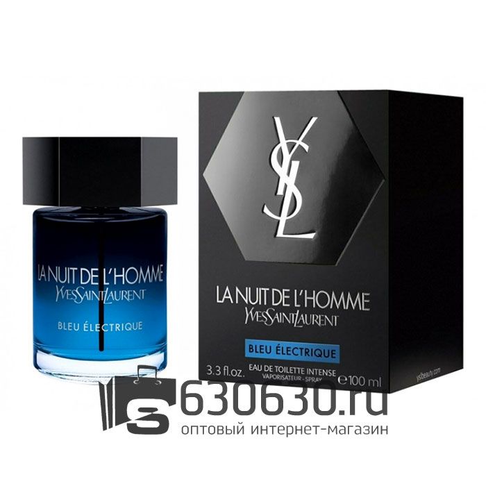 Евро Yves Saint Laurent "La Nuit De L'Homme Bleu Electrique" EDT Intense 100 ml