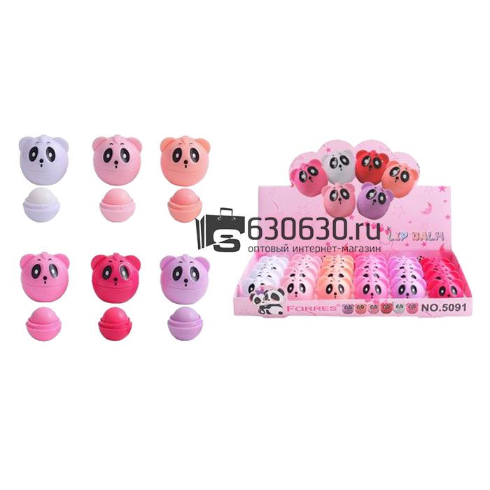 Блеск-бальзам для губ "Панда" (в ассортименте) 1шт.