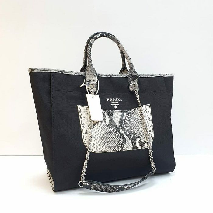 Сумка "PR*DA" Плащевка (33/30/14 см)