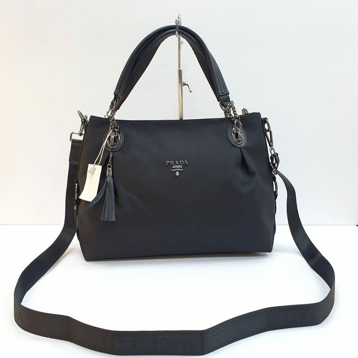 Сумка "Pr*da" Плащевка водонепроницаемая (38/28 см)