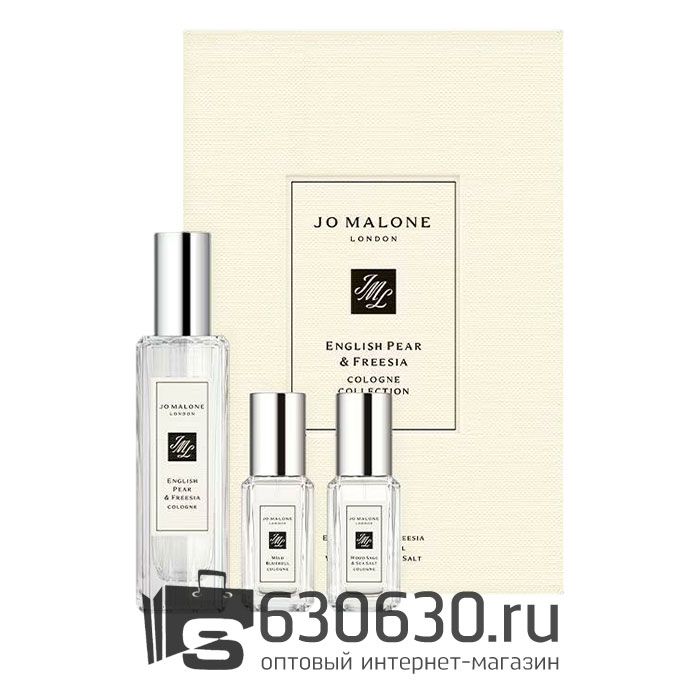 Парфюмерный набор "English Pear & Freesia Cologne Collection Coffret Colognes" 3 в 1
