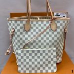 Сумка-шоппер "Lo*is Vu*tton" Эко кожа+Канва ЛЮКС (31/28см)