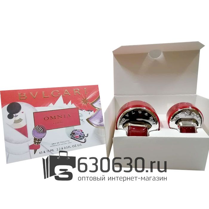 Парфюмерный набор Bvlgari "Omnia Coral" 1*65ml+1*15ml