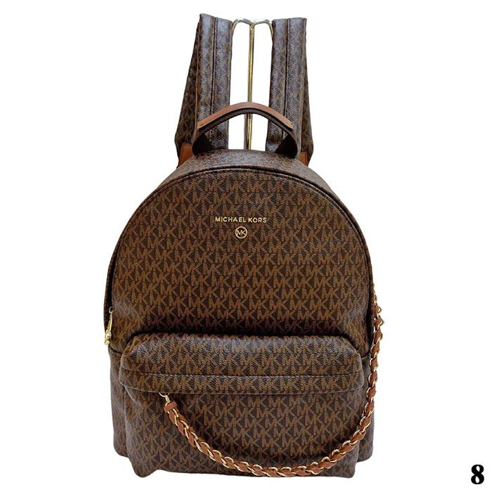 Рюкзак "M*chael K*rs" Канва + Эко кожа (32/28см)