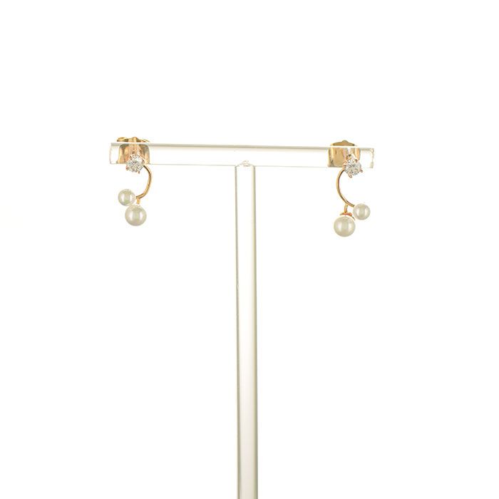 Серьги с жемчугом в стиле "Dior"