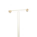 Серьги - Гвоздики (большой камень) 