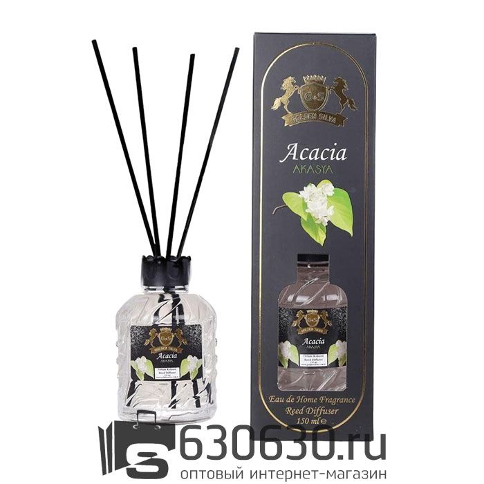 Аромадиффузор с палочками для дома Golden Silva "Acacia Akasya" 150 ml