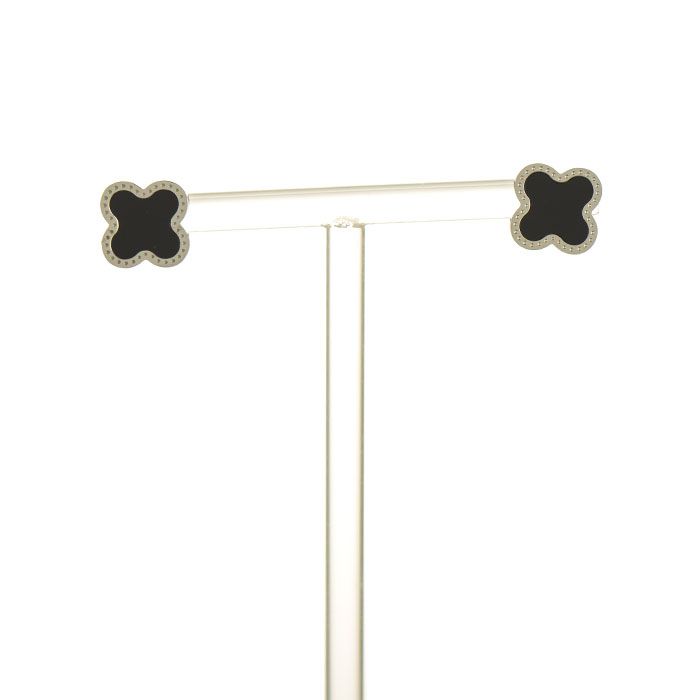 Van Cleef & Arpels Серьги - гвоздики (черные)