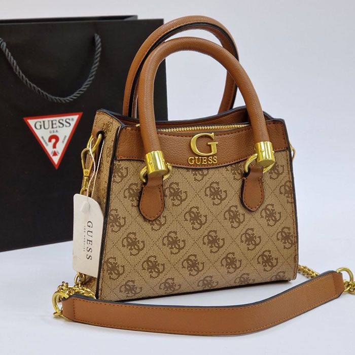 Сумка "Gue*s" Эко кожа (20/17см)