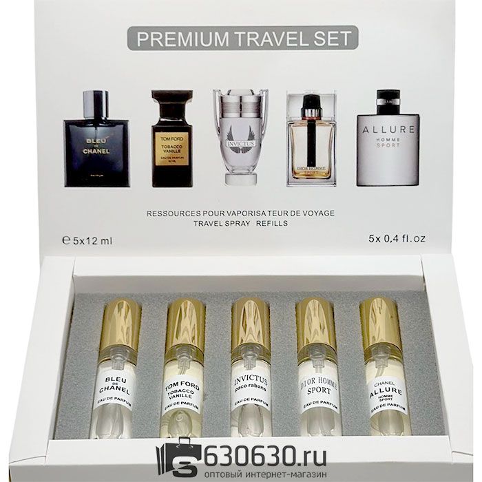 Парфюмерный набор "Premium Travel Set №2" 5 x 12 ml