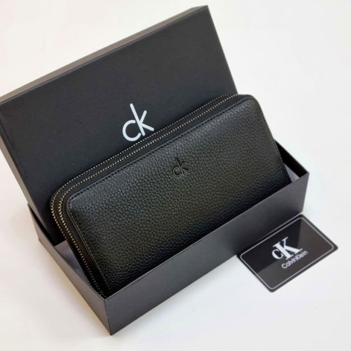 Кошелёк "Cal*in Klei*" Натуральная кожа (22/12 см)