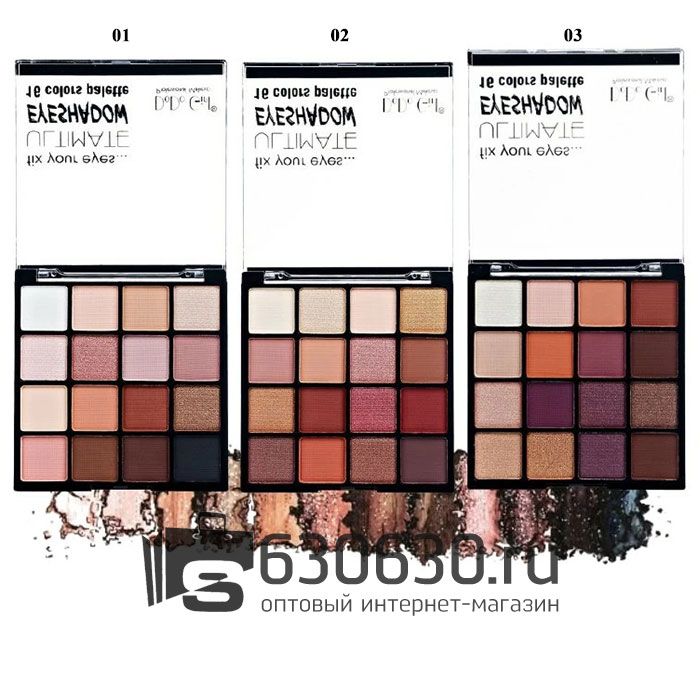 Тени для век DoDo Girl "ULTIMATE Eyeshadow" 16 оттенков