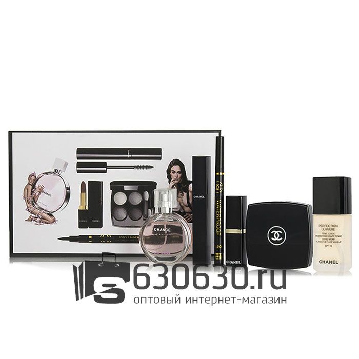 Набор парфюмерии+косметики "Chanel" 6 в 1