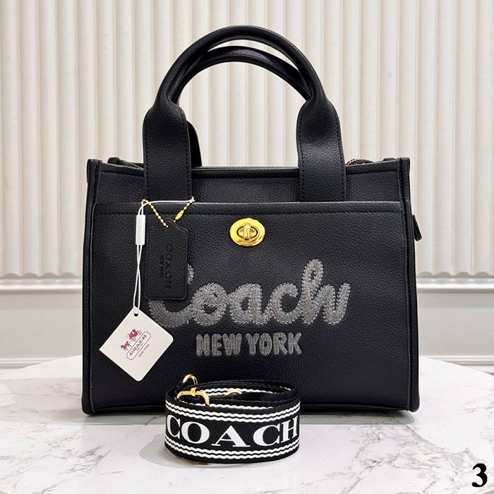 Сумка "Co*сh" Эко кожа ЛЮКС (26/20см)