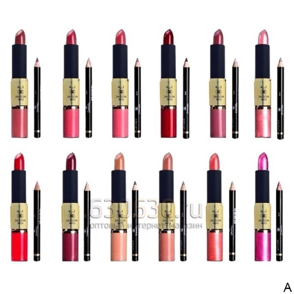 Помада Chanel 4 в 1 "Jason Wu L'absolu Rouge" 3,8 g + 10 ml