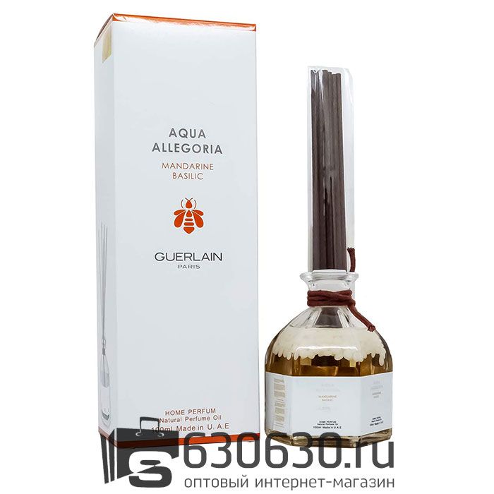 Аромадиффузор с палочками Guerlain "Aqua Allegoria Mandarine Basilic" 100 ml