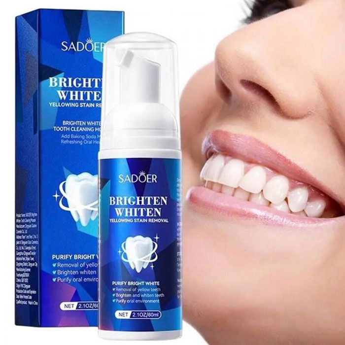 Пенка для отбеливания зубов SADOER "Brighten Whiten" 60 ml
