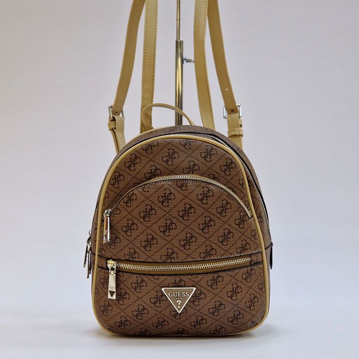 Рюкзак "Gu*es*" Эко кожа+Канва ЛЮКС (27/22см)