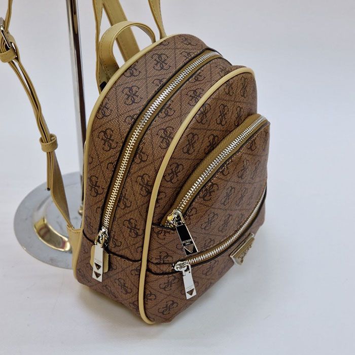 Рюкзак "Gu*es*" Эко кожа+Канва ЛЮКС (27/22см)