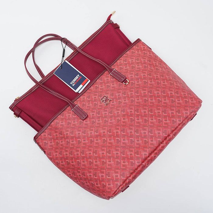 Сумка 2 в 1 "Tom*my Hilfige*" Эко кожа ЛЮКС (35/43/27см)