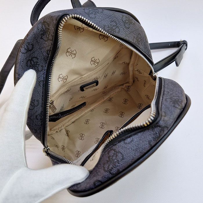 Рюкзак "Gu*es*" Эко кожа+Канва ЛЮКС (27/22см)