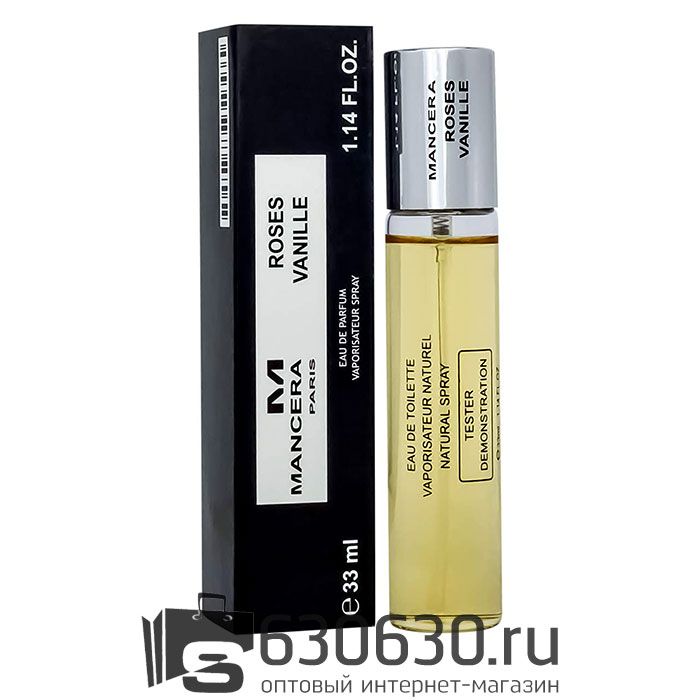 Мини-тестер Mancera "Roses Vanille" 33 ml