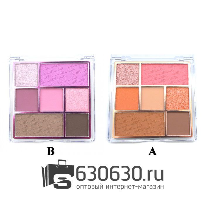 Палетка теней Miss Lara "Real Eye Palette Apricot Me" 1шт.x7 оттенков