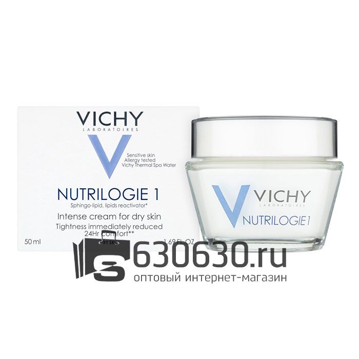 Kрем-уход глубокого действия для сухой кожи Vichy "Nutrilogie 1" 50 ml