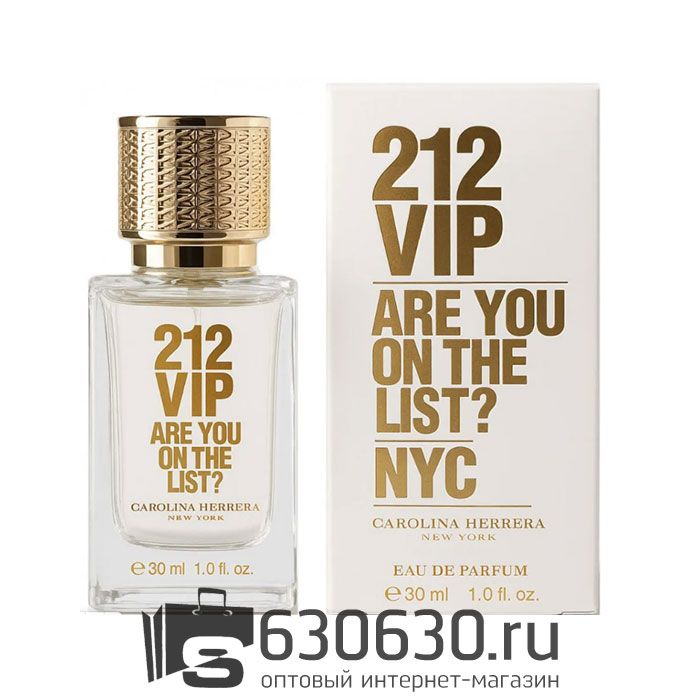 Мини парфюм Carolina Herrera "212 VIP Woman" 30 ml NEW