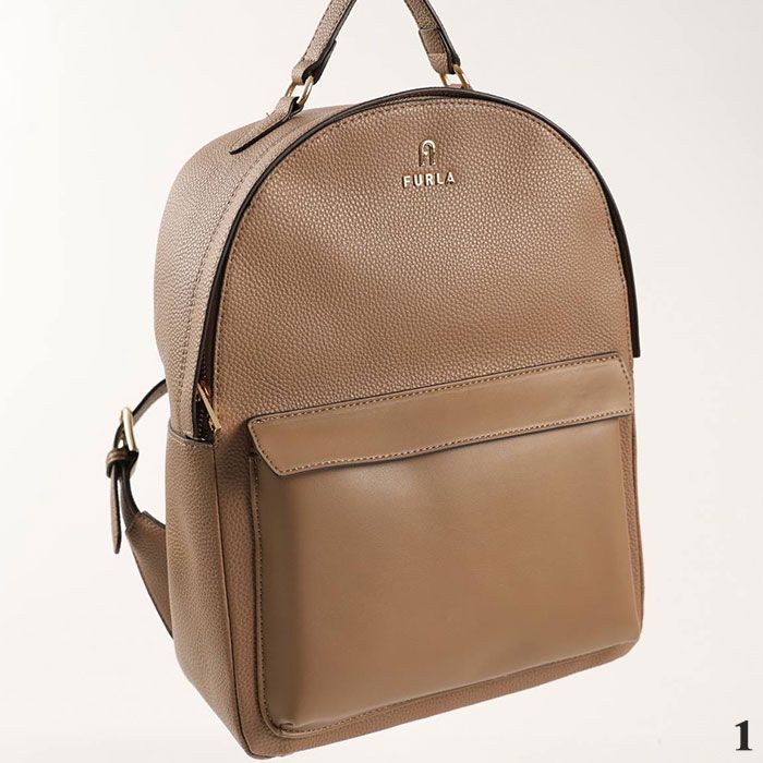 Рюкзак белый "F*RLA" Эко кожа (30/22см)