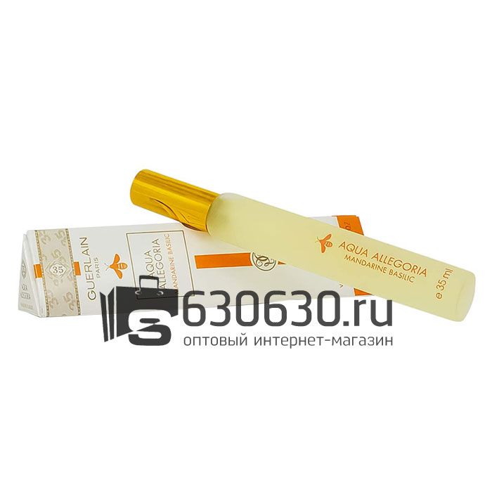 Мини парфюм Guerlain Aqua Allegoria "Mandarine Basilic Eau De Toilette" 35 ml (треугольник)