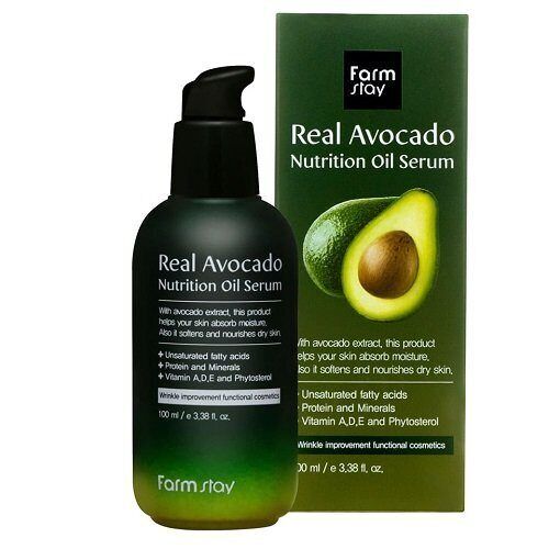 Сыворотка питательная с маслом авокадо Farmstay "Real Avocado Nutrition Oil Serum" 100 ml