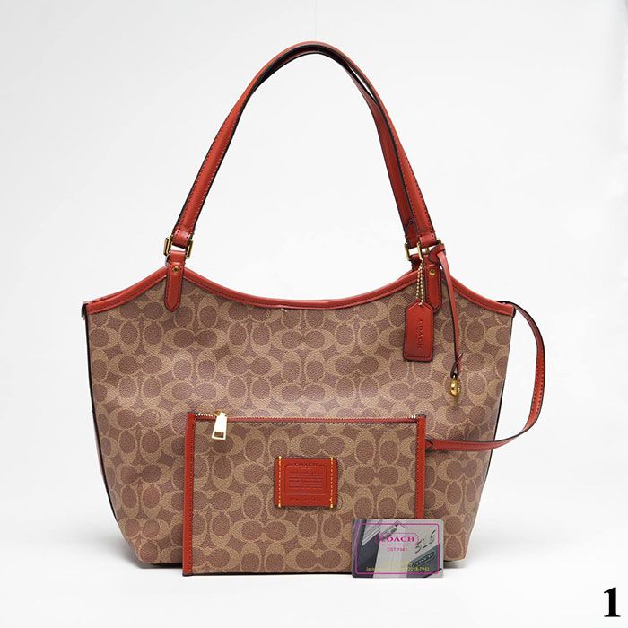 Сумка "Co*сh" Эко кожа (32/40/27см)